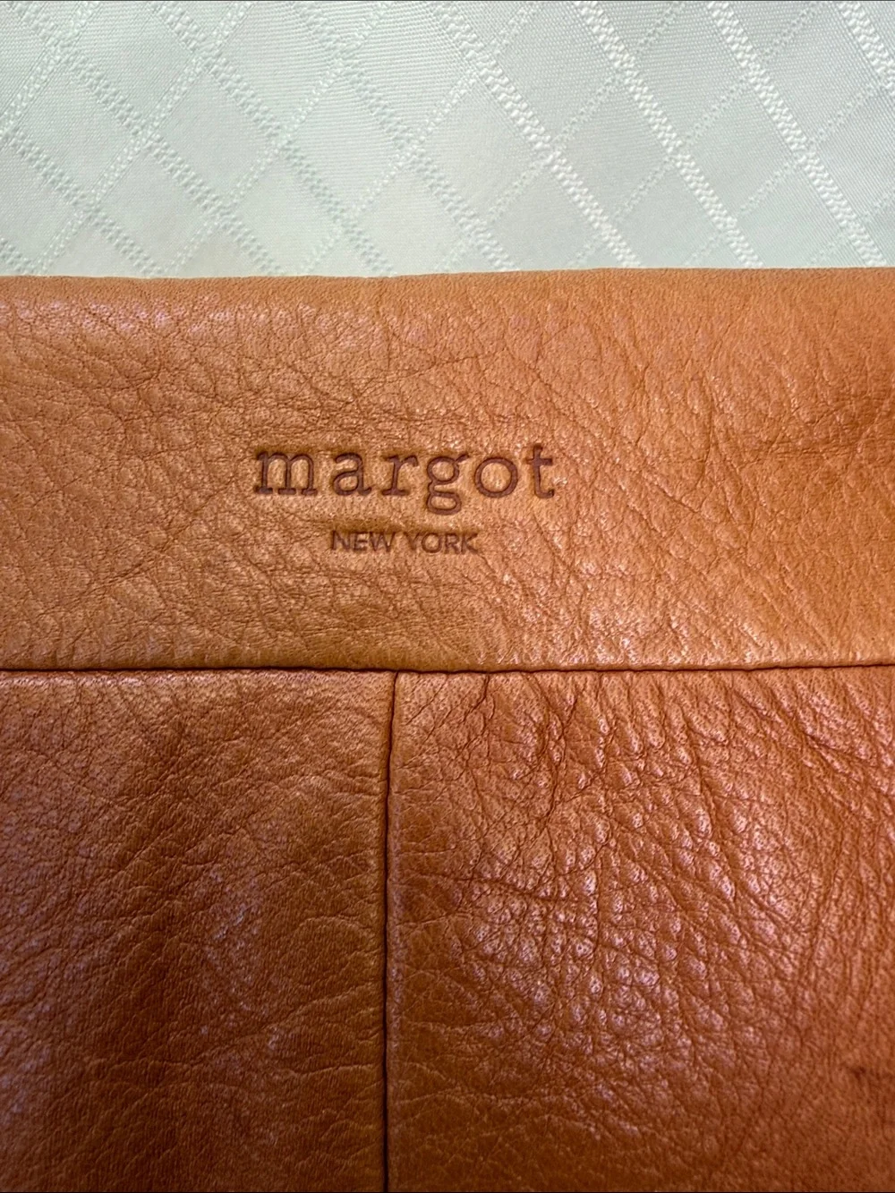 Vintage Margot New York Leather Shoulder Bag in Caramel Shoulder Bags